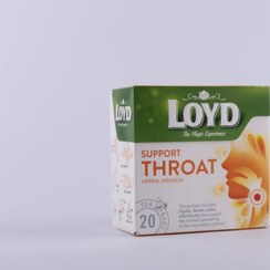 تصویر دمنوش گلو و گرفتگی صدا LOYD SUPPORT THROAT HERBAL INFUSION 