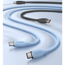 تصویر کابل 1.2 متری Type C بیسوس CAGD030001 Baseus CAGD030001 Type-C to Type-C 1.2m Cable