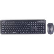 تصویر کیبورد و موس بی سیم نوا NKM-1402WL Nova NKM-1402WL Wireless Mouse And Keybord