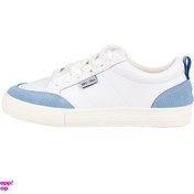 تصویر ونس زنانه کبریتی سفید آبی کد 2274 