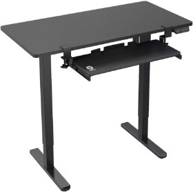 تصویر میز ایستاده گرین مدل Green Standing Desk With Keyboard Tray GNTBLKEY 