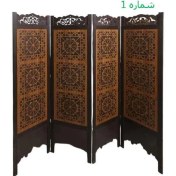 تصویر پارتیشن لیزری دوبل اقتصادی صنایع چوب ساج کد E302 