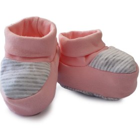 تصویر پاپوش نخی نوزادی دخترانه طرح لاولی نیلی Nili Lovely Nili Lovely Baby Girl Slippers