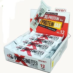 تصویر بسته12عددی پروتئین بار کارن در طعمهای مختلف - شکلاتی 