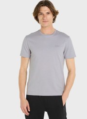 تصویر تی‌شرت گردن گرد لوگو برند Calvin Klein Logo Crew Neck T-Shirt