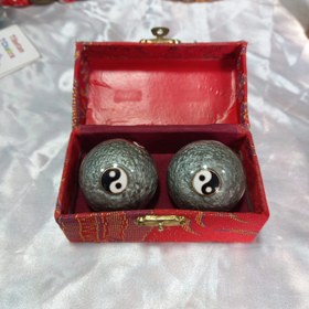 تصویر گوی آرامش ین یانگ طوسی کد 470029 