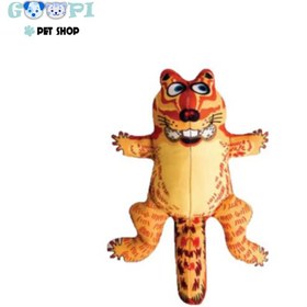 تصویر عروسک بازی سگ و گربه جنس پارچه ای مدل سمور 