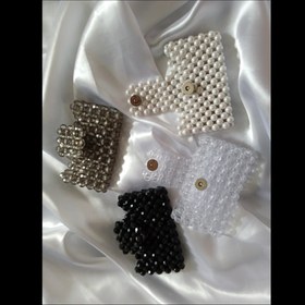 تصویر کیف کارت مرواریدی 