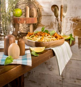 تصویر سوپ خوری فنیس چوبی اماهوم FENICE SOUP BOWL کاسه گرد مدل فنیس با یکسال ضمانت