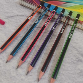 تصویر مداد سیاه kmt - نارنجی 