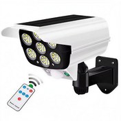 تصویر لامپ خورشیدی شارژی طرح دوربین مدار بسته 