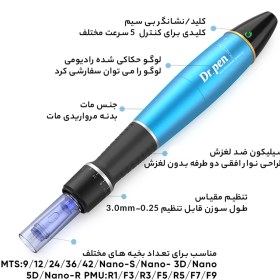 تصویر میکرونیدلینگ دکتر پن َA1W اصلی پوکه فلزی متفرقه