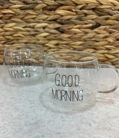 تصویر لیوان پیرکس گودمورنینگ کد m93 Pyrex Goodmorning glass Code m93