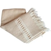 تصویر حوله استخری دستبافت پنبه ای 