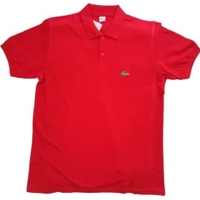 تصویر تی شرت یقه دار مردانه لاگوست LACOSTE 