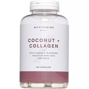 تصویر کوکونات کلاژن مای ویتامینز ۱۸۰ عددی Coconut+collagen MyVitamins beauty