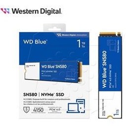 تصویر اس اس دی WD Blue SN580 اینترنال ۱ ترابایت وسترن دیجیتال M.2 Nvme Western Digital WD Blue SN580 1TB M.2 NVMe Internal SSD