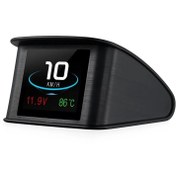 تصویر هدآپ دیسپلی Head-up Display خودرو دارای کانکتور OBD2 مدل P10 