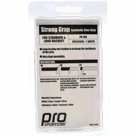 تصویر گریپ بدمینتون مدل Pr2024 - مشکی 
