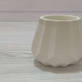 تصویر گلدان لوزی کوچک بیس خام