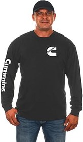 تصویر Men&#39;s Cummins Diesel Long Sleeve Crew Neck Shirt in 2 Colors 