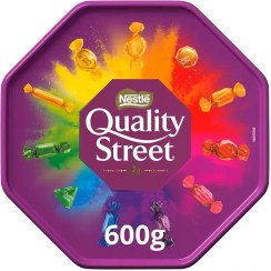 تصویر شکلات کوالیتی استریت نستله 600 گرمی Nestle Quality Street Assorted Chocolates & Toffees 