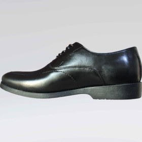 تصویر کفش مردانه رسمی چرم آکس مدل چرم طبیعی گاوی Ox leather official men's shoes, natural cow leather