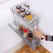 تصویر جا ادویه کف ریل دو طبقه 