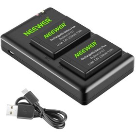 تصویر شارژر و باتری دوربین Neewer 2-Pack LP-E17 Batttery Charger for Canon 