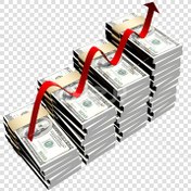 تصویر عکس بدون زمینه بسته های پول نقد دلار 