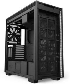 تصویر کیس کامپیوتر ان زی ایکس تی مدل H710i Matte Black/Red NZXT H710i Matte Black/Red Computer Case