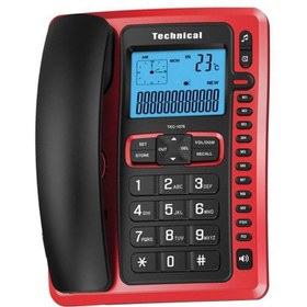 تصویر تلفن با سیم تکنیکال مدل TEC-1076 Technical TEC-1076 Corded Telephone