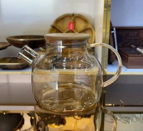 تصویر قوری پیرکس شامپاینی 