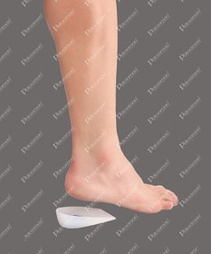 تصویر پد خار پاشنه طبی سيليكونی پاک سمن<br><br><p class="align">Paksaman Silicone Heel Spur Pad</p> 