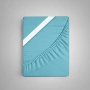 تصویر سرویس ملحفه نیم ست رنگ آبی آسمانی برند ایپک 