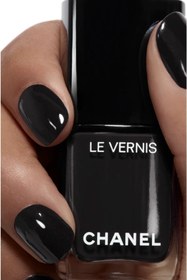 تصویر Chanel لاک ناخن LE VERNIS رنگ های زنده و درخشش بالا رنگ مشکی 13 میل 