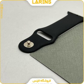 تصویر لارنس | قیمت و خرید بند سیلیکون اپل واچ 42/44/45mm كد 18 رنگ Black 