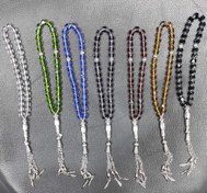 تصویر تسبیح ۳۳عددی دانه ریز کریستالی - ۶ 