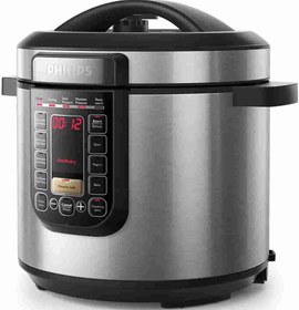 تصویر مولتی کوکر فیلیپس مدل HD2237 ظرفیت ۶ لیتر استیل ضد زنگ برای ۸ نفر 