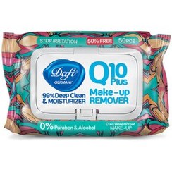 تصویر دستمال مرطوب پاک کننده آرایش و ضدجوش کیوتن دافی 