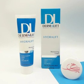 تصویر کرم مرطوب کننده قوی درمالیفت مدل Hydralift Intensive حجم 50 میلی لیتر مرطوب کننده و آبرسان درمالیفت