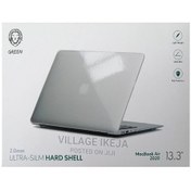 تصویر کاور گرین مدل Ultra-Slim Hard Shell مناسب برای لپ تاپ اپل مک بوک ایر 2020 13.3 اینچی 