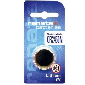 تصویر باتری سکه ای رناتا مدل CR2450 ا Renata CR2450 Lithium Battery Renata CR2450 Lithium Battery