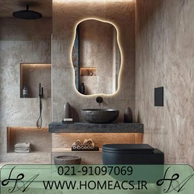 تصویر آینه دستشویی مدل R121 