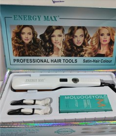 تصویر اتو موی فوق حرفه ای مخصوص کراتین برند انرژی مکس energy max 1090 