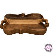 تصویر سینی دسته چوبی دفرمه 