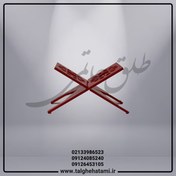 تصویر برش و حکاکی رحل قرآن کریم با لیزر 