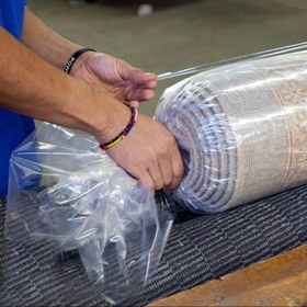 تصویر کاور پلاستیکی فرش 12 متری 