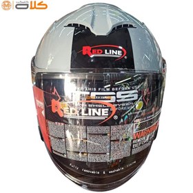 تصویر کلاه کاسکت بدون فک ردلاین | Gray - REDLINE 966 Motorcycle helmet without jaw White 966