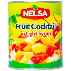 تصویر کمپوت کوکتل میوه نلسا 850 گرم NELSA NELSA Fruit cocktail in syrup 850 g